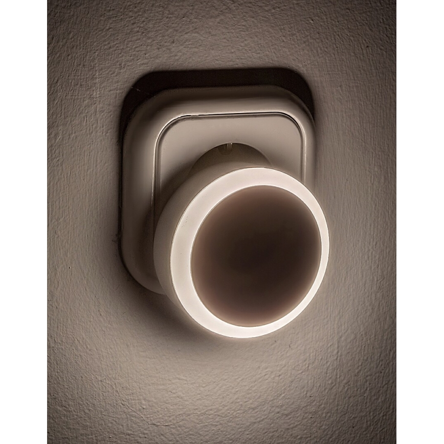 Rabalux - LED-Steckdosen-Nachtlicht mit Dämmerungssensor LED/0,3W/230V 3000K