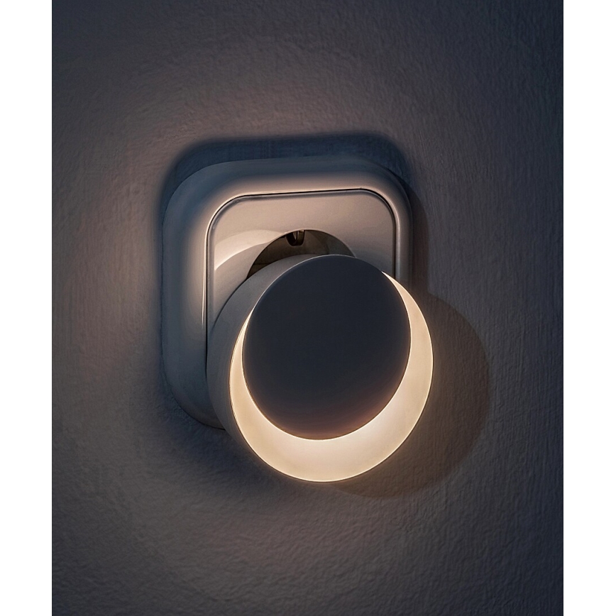 Rabalux - LED-Steckdosen-Nachtlicht mit Dämmerungssensor LED/0,3W/230V 3000K