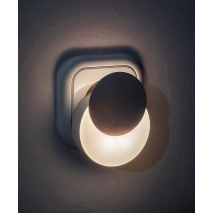 Rabalux - LED-Steckdosen-Nachtlicht mit Dämmerungssensor LED/0,3W/230V 3000K