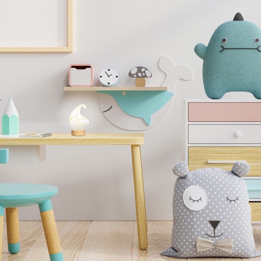 Rabalux - LED Kinder-Schreibtischlampe LED/2W/5V 3000K Schiff Buche