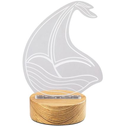 Rabalux - LED Kinder-Schreibtischlampe LED/2W/5V 3000K Schiff Buche