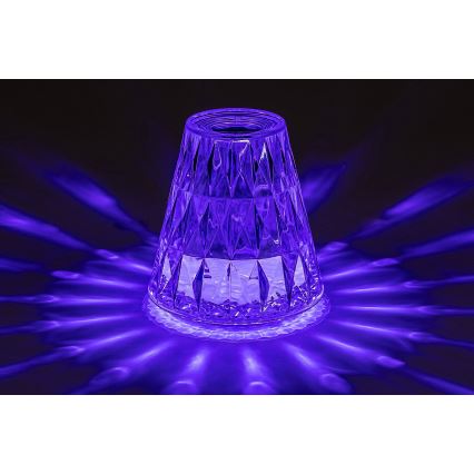 Rabalux - LED RGB Dimmbare, aufladbare Tischleuchte LED/2W/5V 3000K