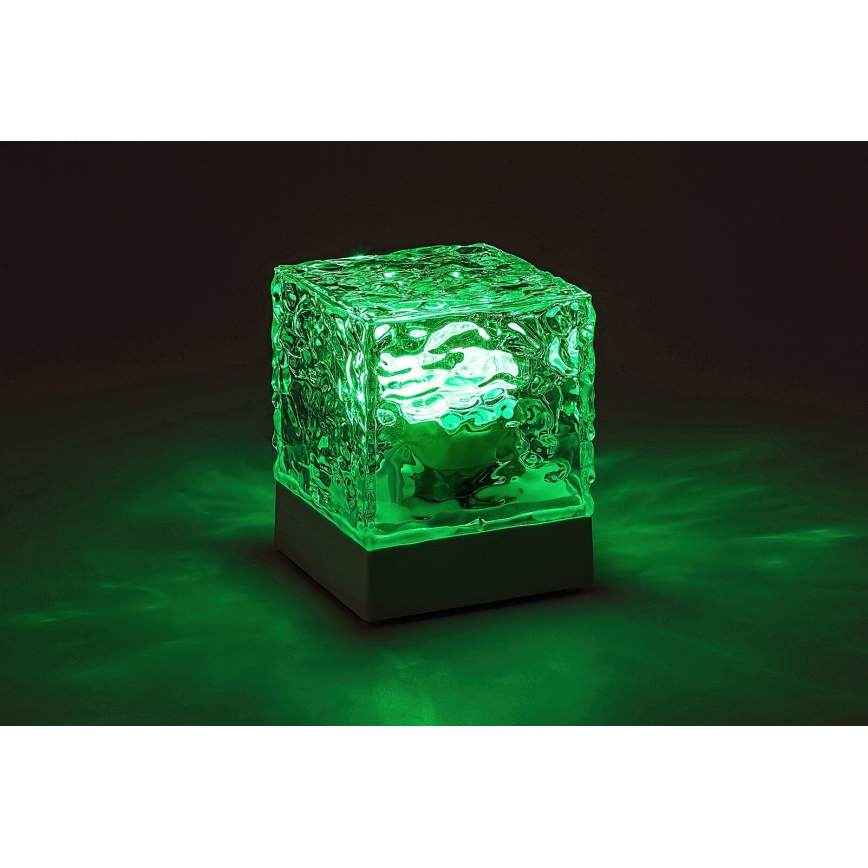 Rabalux - LED RGB Dimmbare, aufladbare Tischleuchte LED/1W/5V/3xAA + Fernbedienung