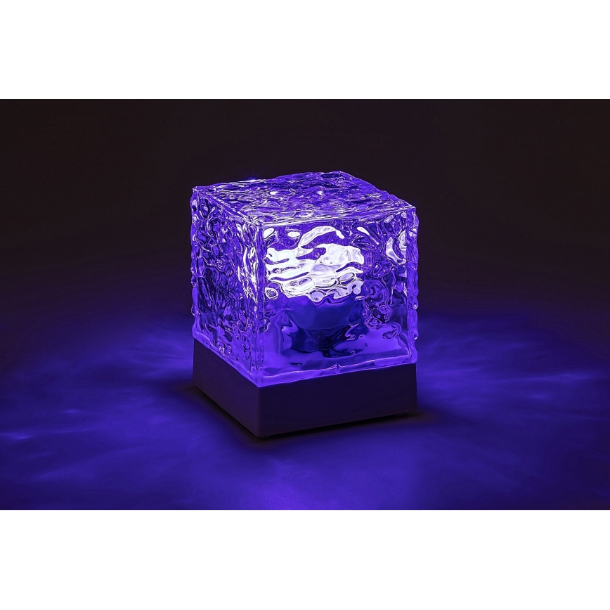Rabalux - LED RGB Dimmbare, aufladbare Tischleuchte LED/1W/5V/3xAA + Fernbedienung