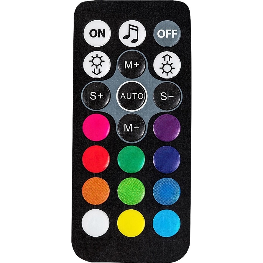Rabalux - LED RGB Dimmbare Tischleuchte LED/1W/5V/3xAA + Fernbedienung