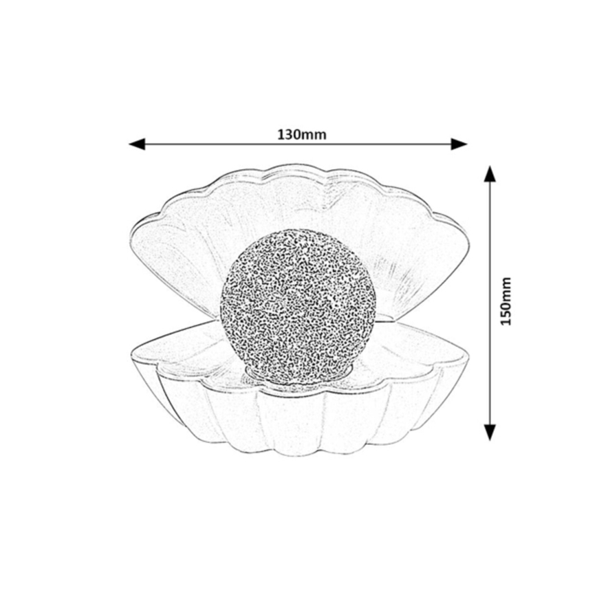 Rabalux - LED-RGB-Dekorationslampe LED/0,8W/3xAAA