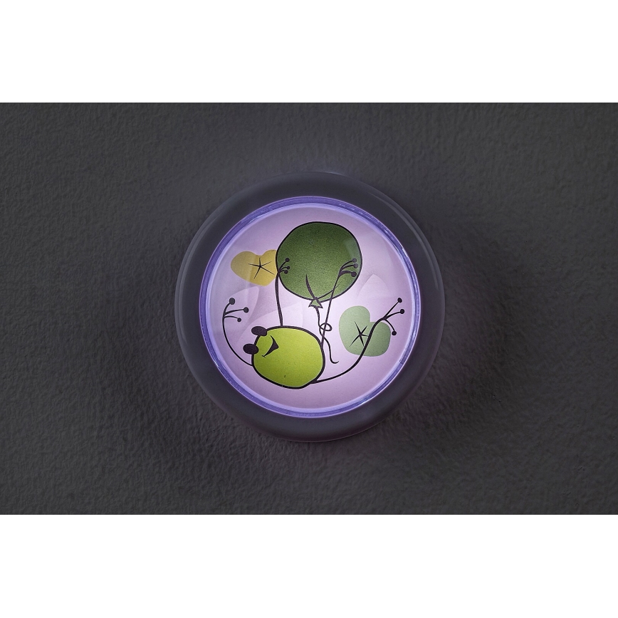 Rabalux - LED-Nachtleuchte für Kinder LED/0,3W/2xAA 6000K