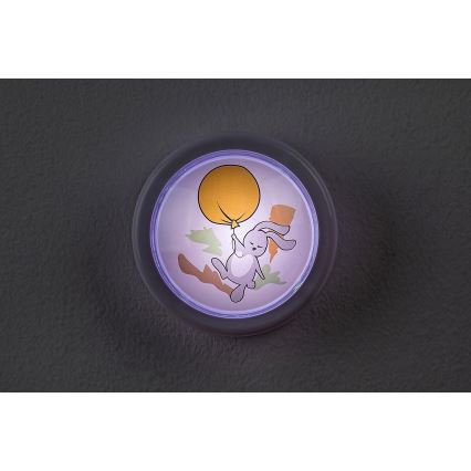 Rabalux - LED Kinder-Nachtlicht LED/0,3W/2xAA 6000K