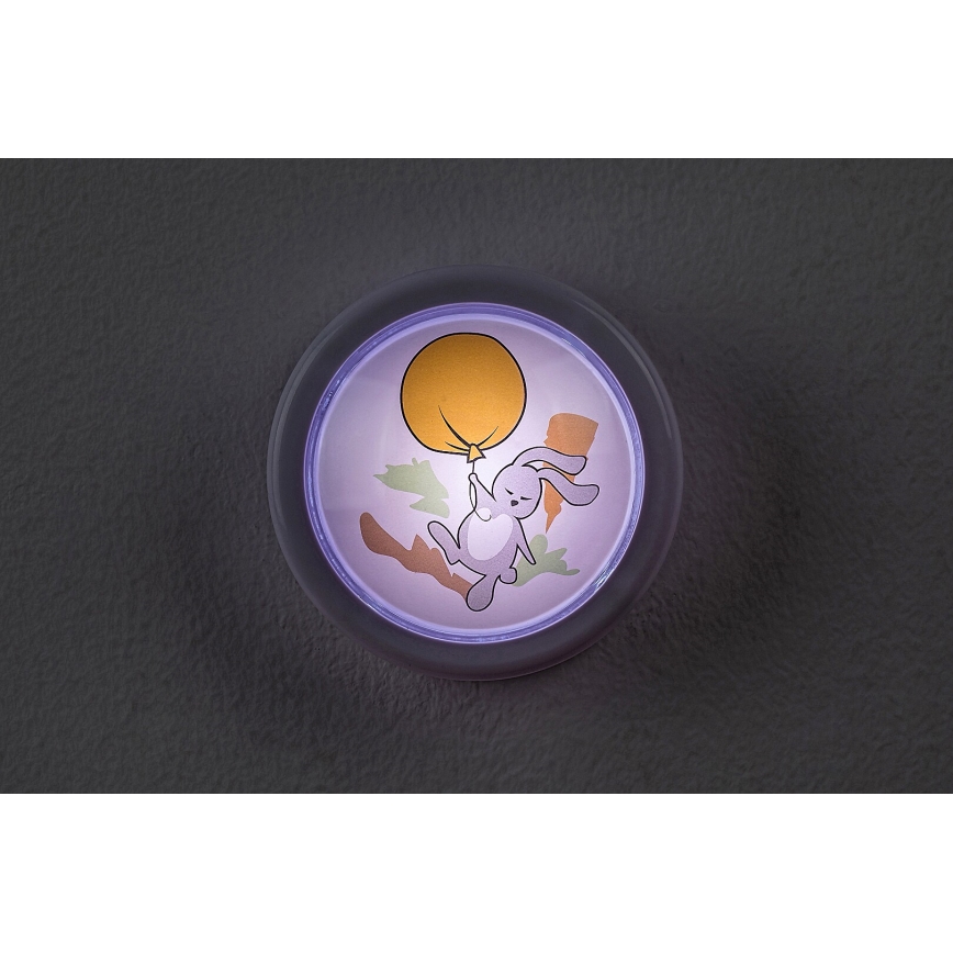 Rabalux - LED Kinder-Nachtlicht LED/0,3W/2xAA 6000K