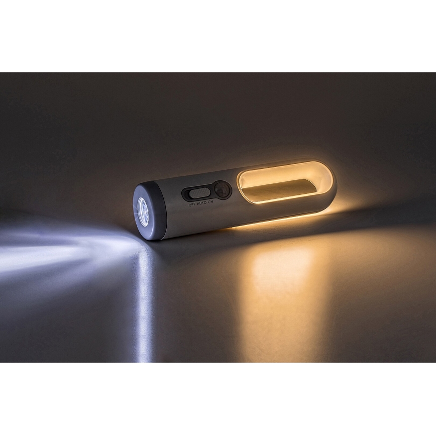 Rabalux - Tragbare, aufladbare LED-Leuchte mit Sensor LED/0,8W/3,7V 3000/7000K