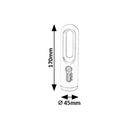 Rabalux - Tragbare, aufladbare LED-Leuchte mit Sensor LED/0,8W/3,7V 3000/7000K