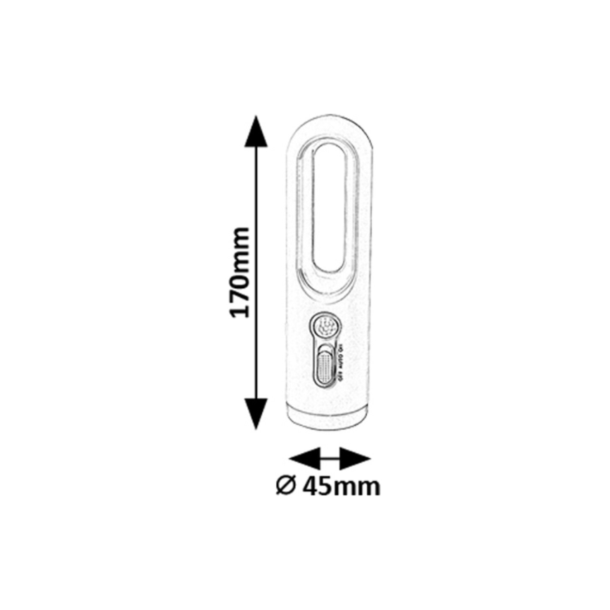 Rabalux - Tragbare, aufladbare LED-Leuchte mit Sensor LED/0,8W/3,7V 3000/7000K
