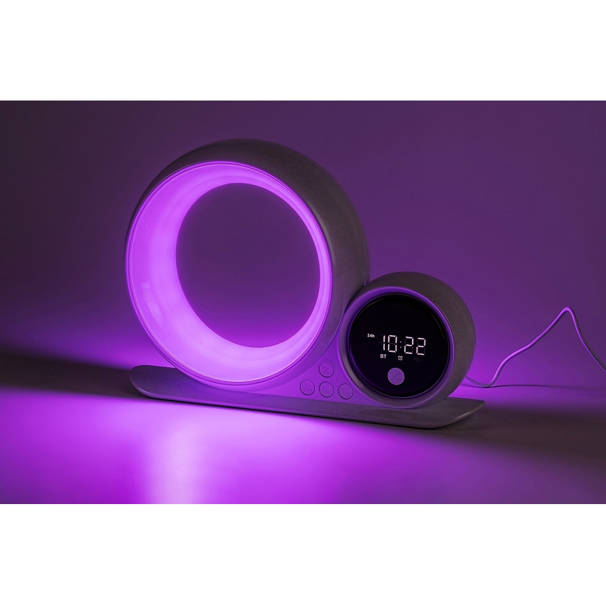 Rabalux - Tischleuchte mit Lautsprecher (LED RGB) LED/5W/230V