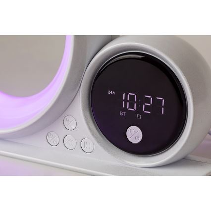 Rabalux - Tischleuchte mit Lautsprecher (LED RGB) LED/5W/230V