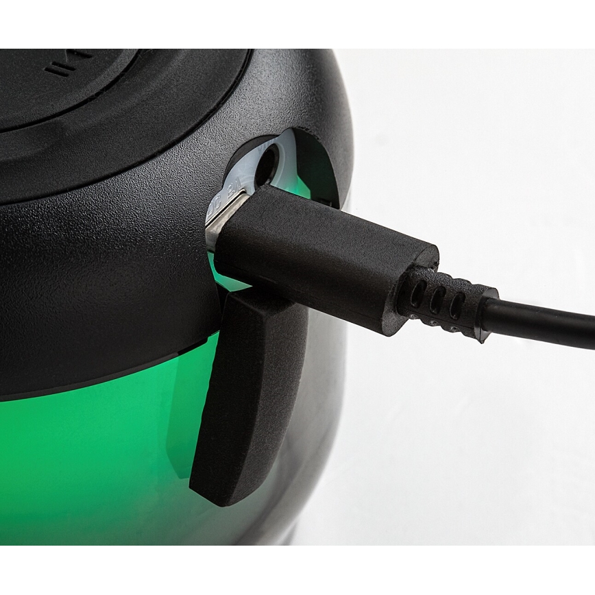 Rabalux - RGB Tischlampe mit Lautsprecher RGB/3W/3,7V 500mAh