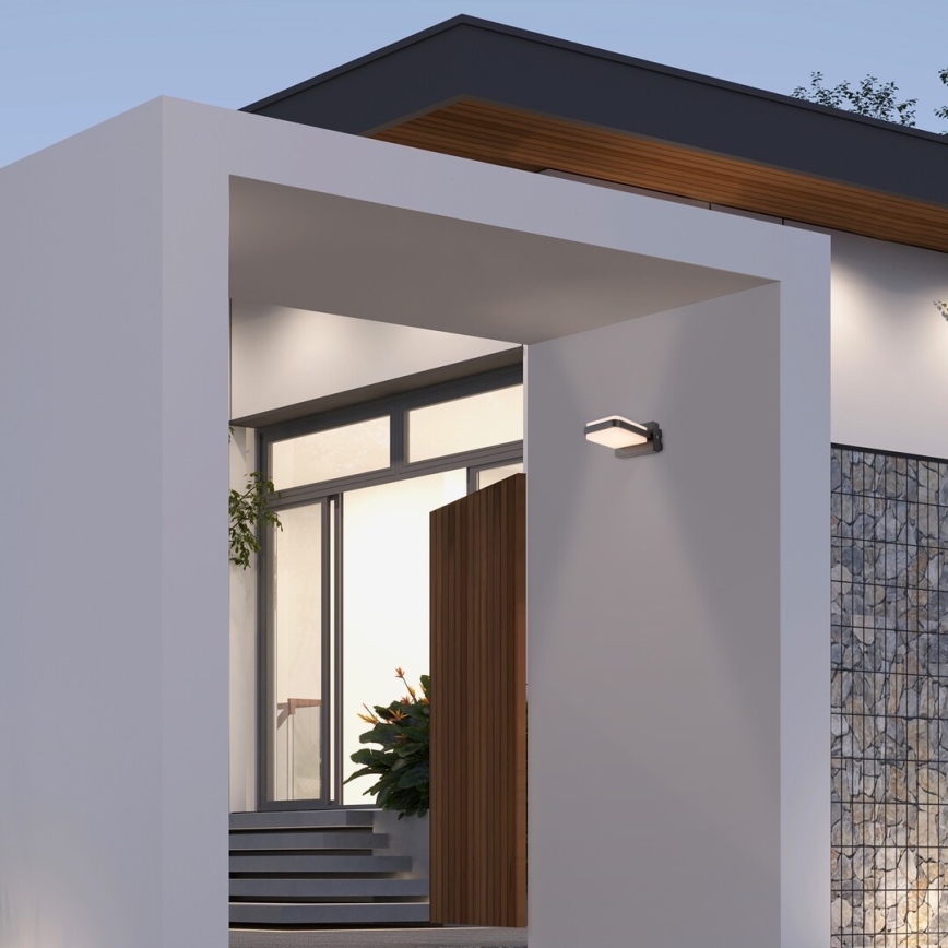 Rabalux - LED-Wandleuchte für Außenbereiche LED/12W/230V IP44 schwarz