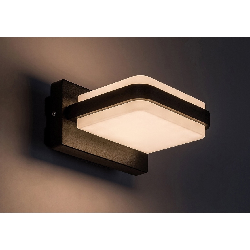 Rabalux - LED-Wandleuchte für Außenbereiche LED/12W/230V IP44 schwarz
