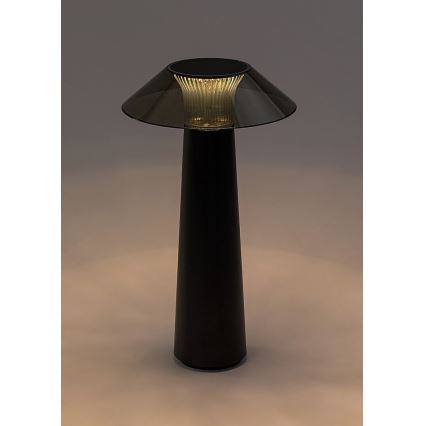 Rabalux - Dimmbare, aufladbare LED-Tischlampe mit Touch-Funktion LED/5W/5V IP44 schwarz