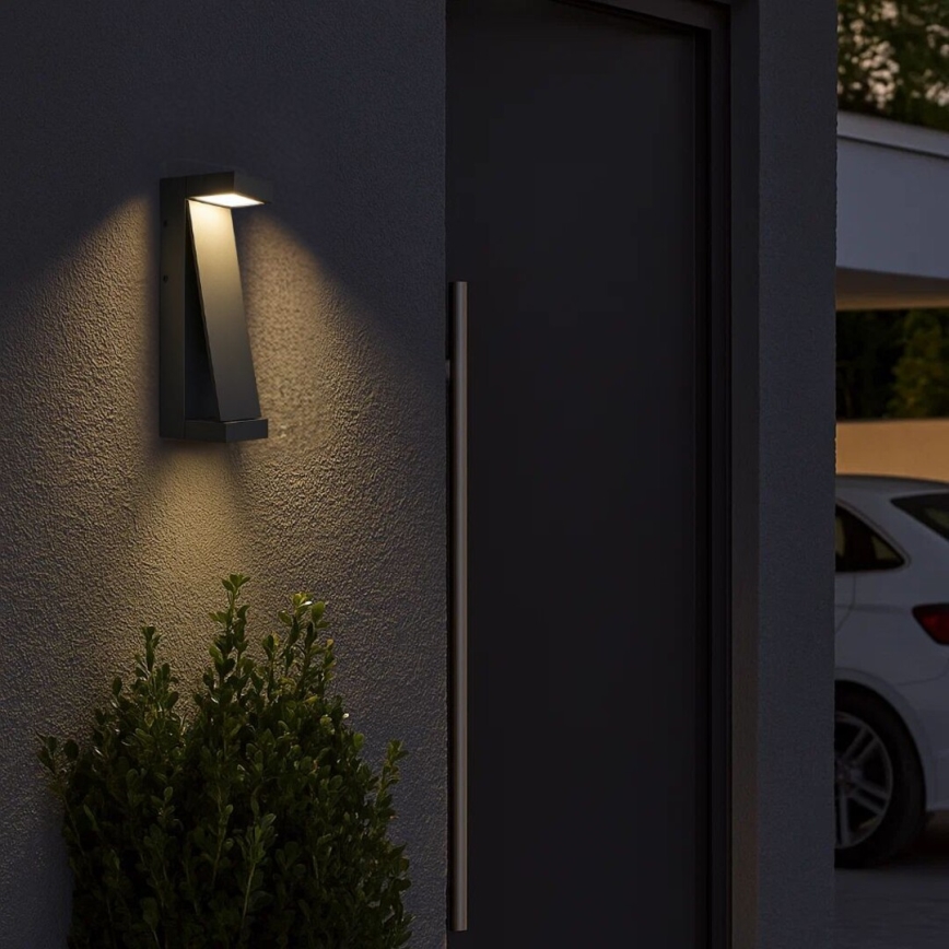 Rabalux - LED Außenwandleuchte LED/13W/230V IP65 Anthrazit