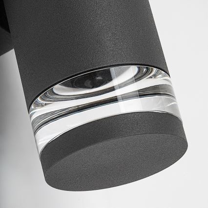 Rabalux - Außenwandleuchte 2xGU10/10W/230V IP54 Anthrazit