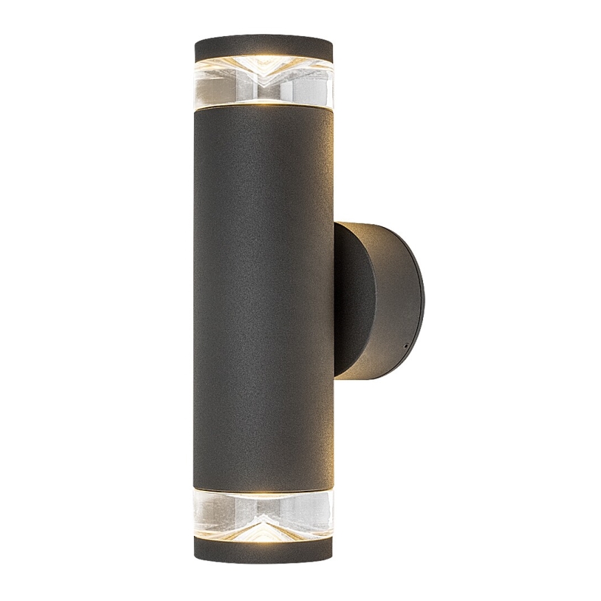 Rabalux - Außenwandleuchte 2xGU10/10W/230V IP54 Anthrazit
