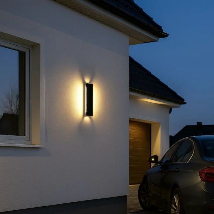 Rabalux - LED-Außenwandleuchte LED/18W/230V IP54 schwarz