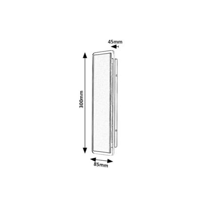 Rabalux - LED-Außenwandleuchte LED/18W/230V IP54 schwarz