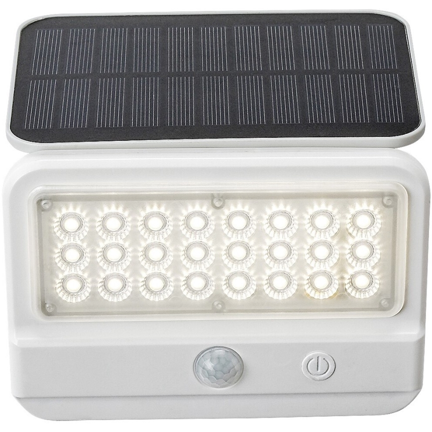 Rabalux - LED Solar-Wandleuchte mit Sensor LED/7W/3,7V IP54 Weiß 3000 mAh