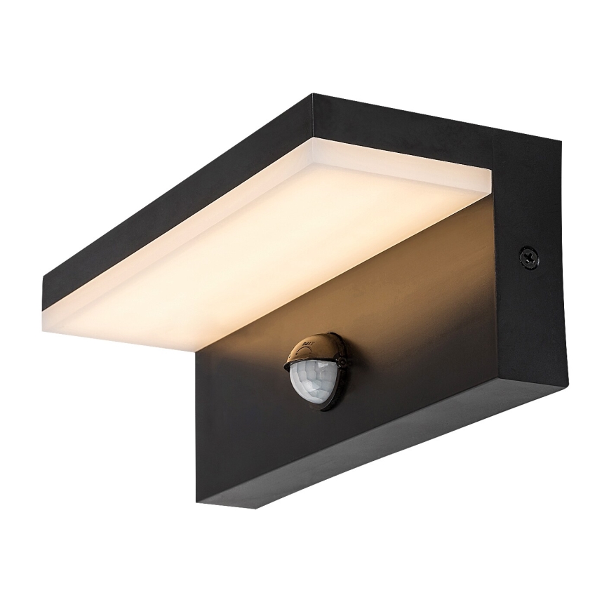Rabalux - LED Outdoor-Wandleuchte mit Sensor LED/9W/230V 2700/4000/6500K IP54 schwarz