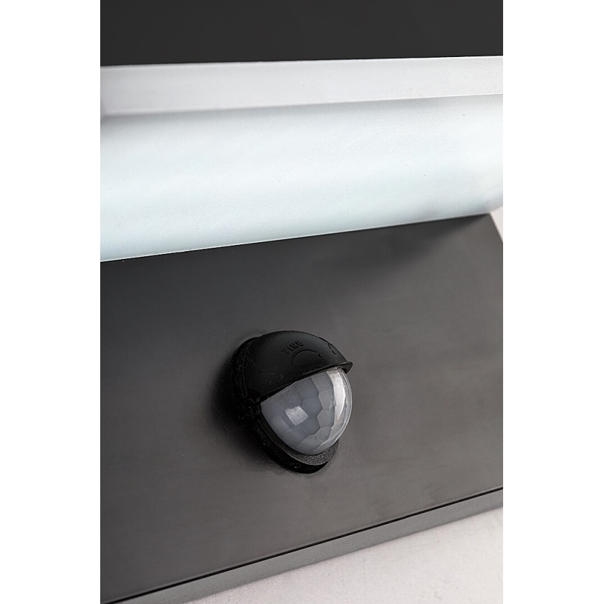 Rabalux - LED Outdoor-Wandleuchte mit Sensor LED/9W/230V 2700/4000/6500K IP54 schwarz