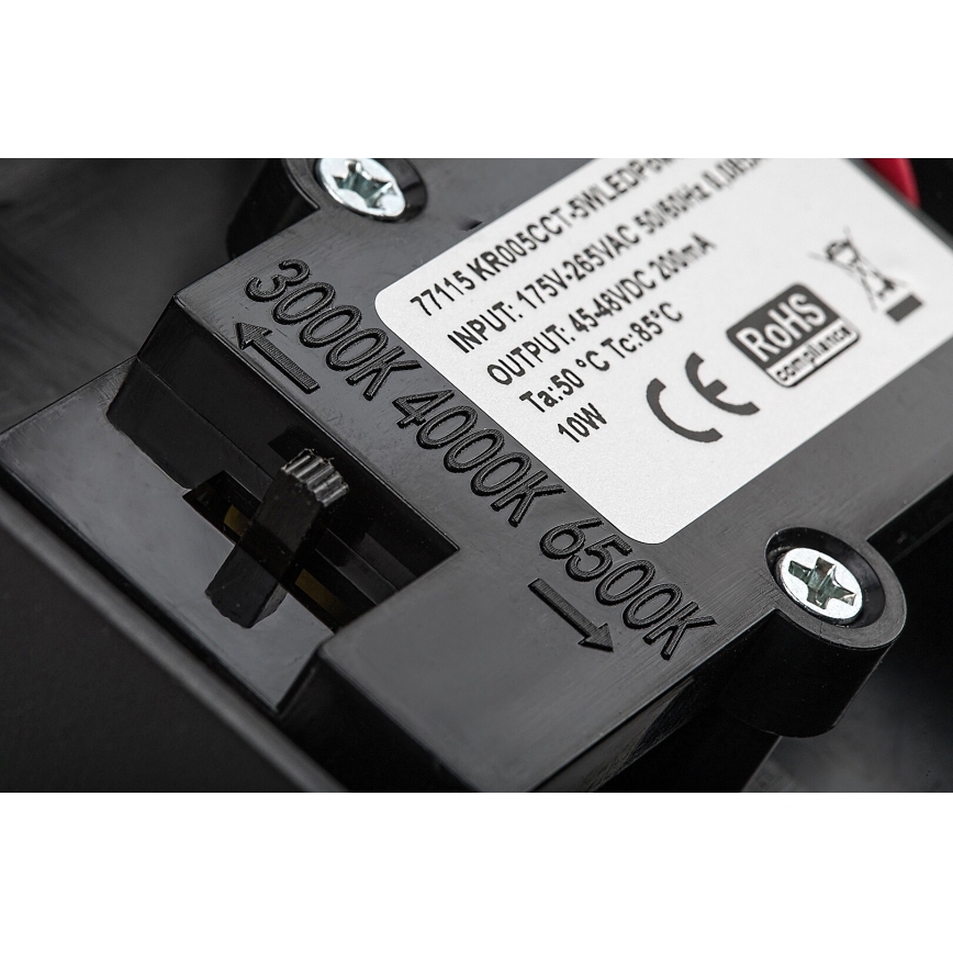 Rabalux - LED Outdoor-Wandleuchte mit Sensor LED/9W/230V 2700/4000/6500K IP54 schwarz