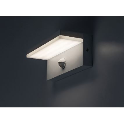 Rabalux - LED Outdoor-Wandleuchte mit Sensor LED/9W/230V 2700/4000/6500K IP54 weiß