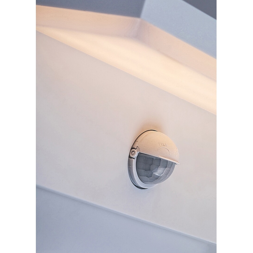 Rabalux - LED Outdoor-Wandleuchte mit Sensor LED/9W/230V 2700/4000/6500K IP54 weiß