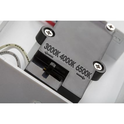 Rabalux - LED Outdoor-Wandleuchte mit Sensor LED/9W/230V 2700/4000/6500K IP54 weiß
