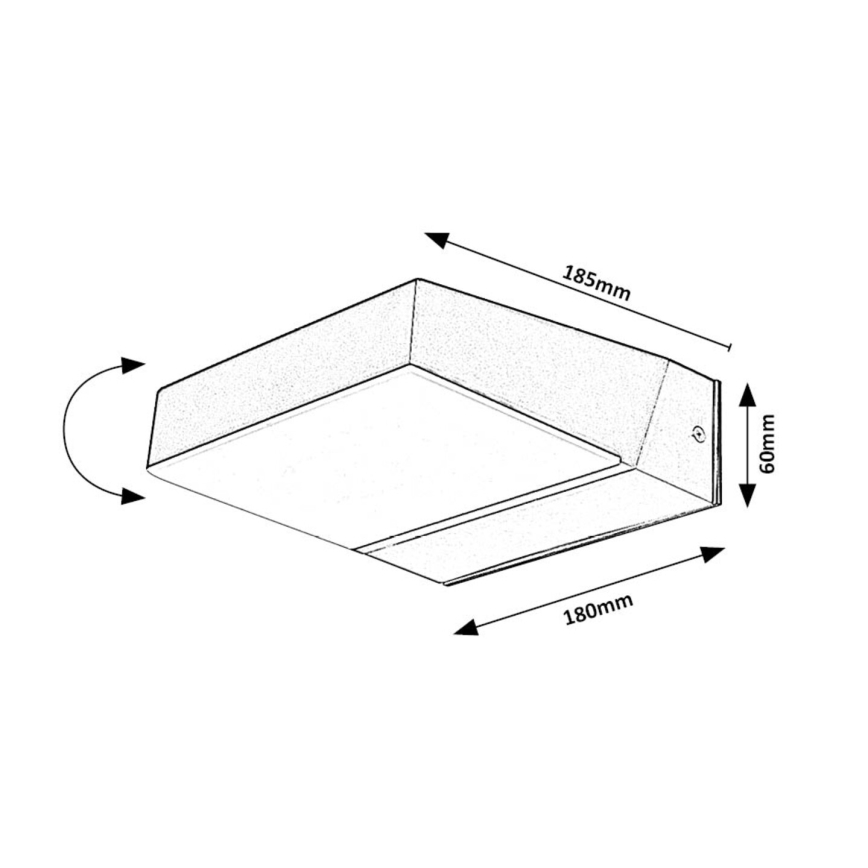 Rabalux - LED-Outdoor-Wandleuchte LED/14W/230V 2700/4000/6500K IP54