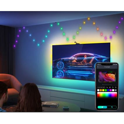 Rabalux - LED-RGB-Streifen LED/3,2W/5V 10m IP44 Wi-Fi + Fernbedienung