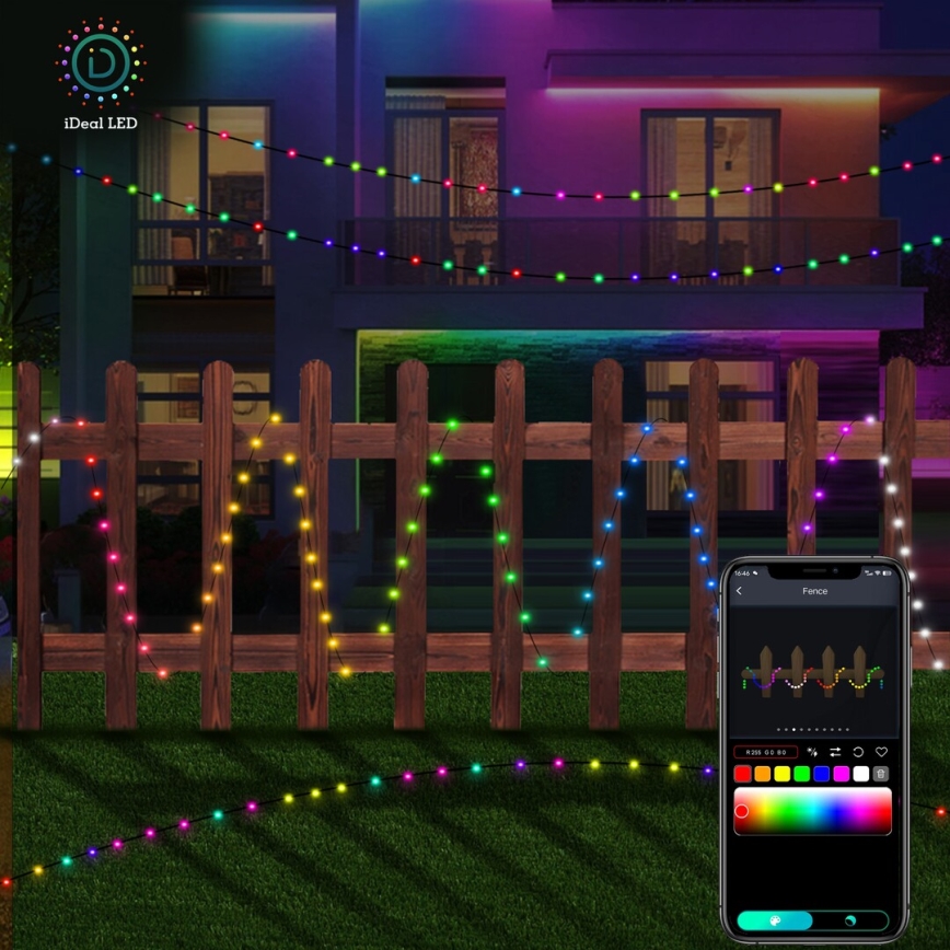 Rabalux - LED-RGB-Streifen LED/3,2W/5V 10m IP44 Wi-Fi + Fernbedienung