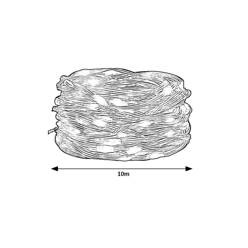 Rabalux - LED-RGB-Streifen LED/3,2W/5V 10m IP44 Wi-Fi + Fernbedienung