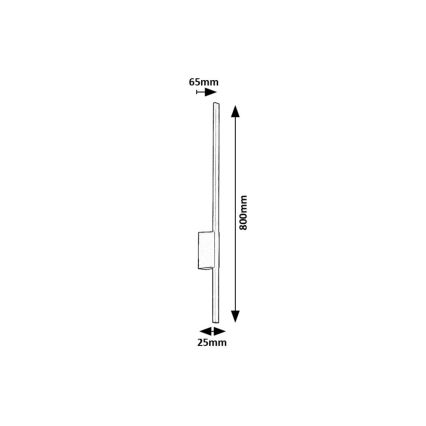 Rabalux - LED-Outdoor-Wandleuchte LED/12W/230V IP44