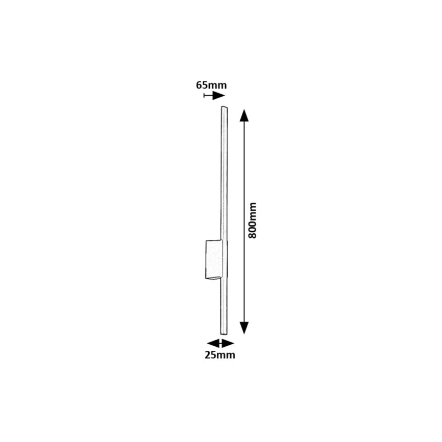 Rabalux - LED-Outdoor-Wandleuchte LED/12W/230V IP44