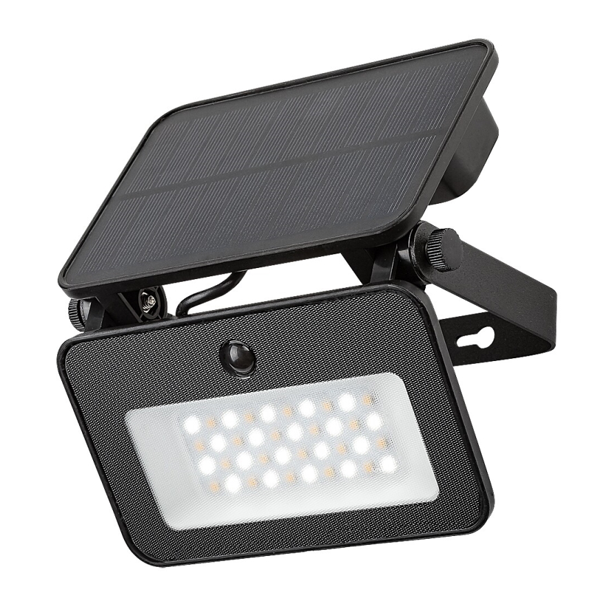 Rabalux - LED Solarstrahler mit Sensor LED/6W/3,7V 3000/4000/6500K IP65 2200 mAh