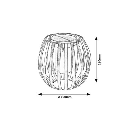 Rabalux - LED-Solarleuchte LED/1W/1,2V 300mAh IP44
