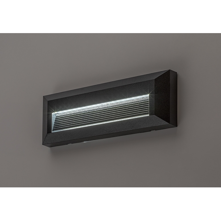 Rabalux - LED-Außenwandleuchte LED/6W/230V IP65 schwarz