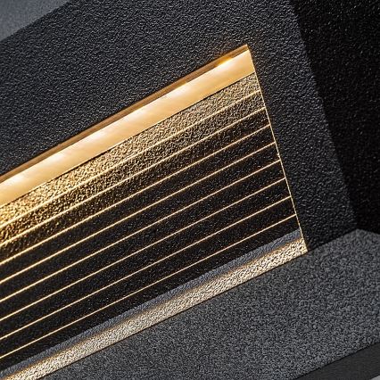 Rabalux - LED-Außenwandleuchte LED/6W/230V IP65 schwarz