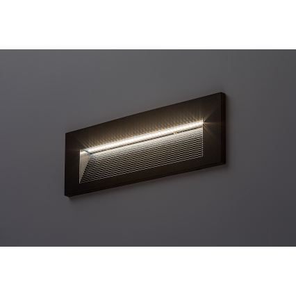 Rabalux - LED Außenwandleuchte LED/6W/230V IP65 schwarz