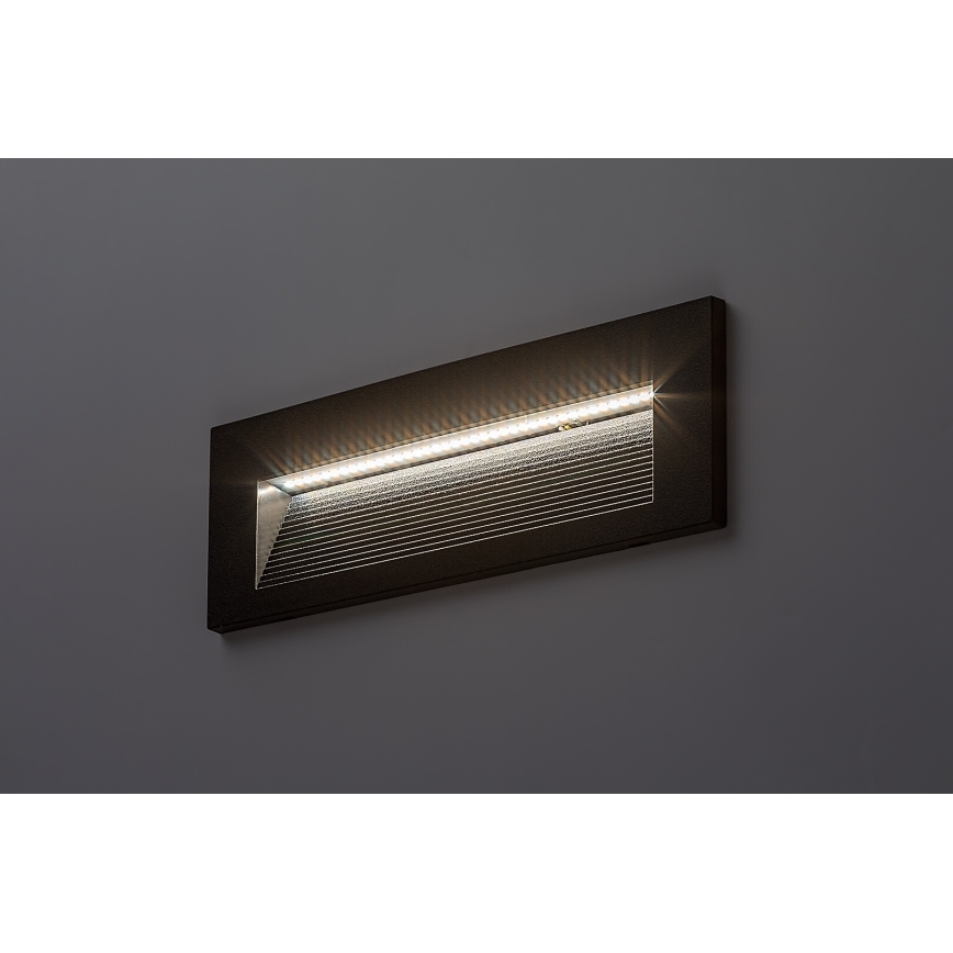 Rabalux - LED Außenwandleuchte LED/6W/230V IP65 schwarz