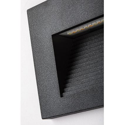 Rabalux - LED Außenwandleuchte LED/6W/230V IP65 schwarz