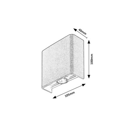 Rabalux - LED Außenwandleuchte 2W/230V 2000/2700/4000K IP65