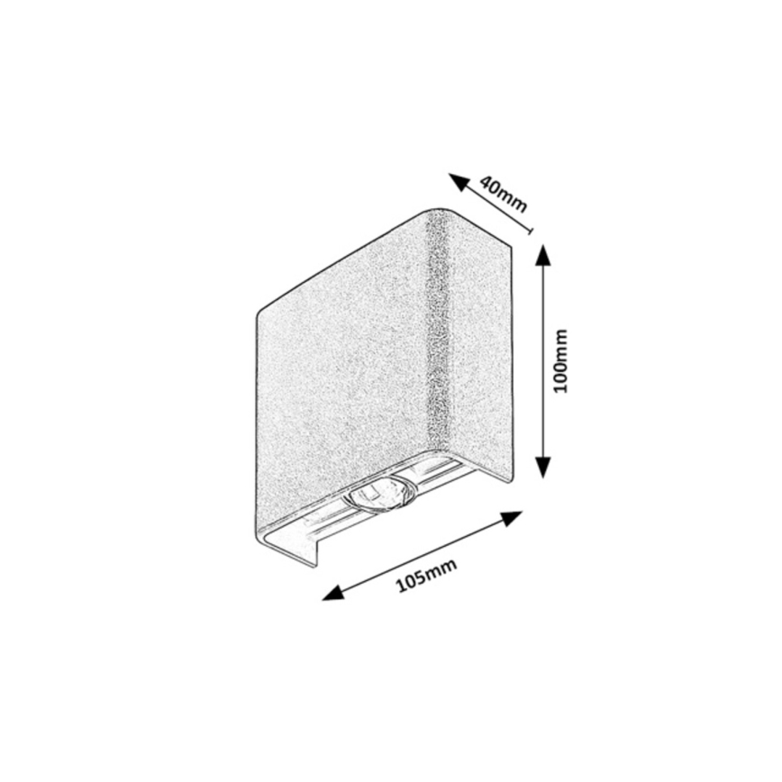 Rabalux - LED Außenwandleuchte 2W/230V 2000/2700/4000K IP65
