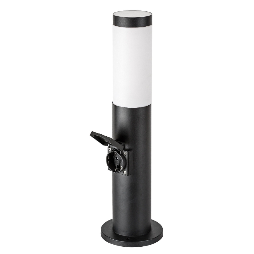 Rabalux - Außenleuchte mit Steckdose 1xE27/25W/230V IP44